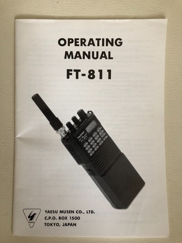 Yaesu 811 operating manual - yaesu,
