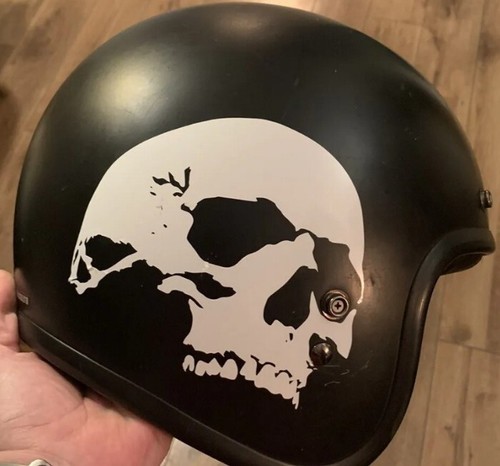 Teschi casco serbatoio adesivi - teschi,