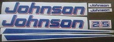 ADESIVI MOTORE FUORIBORDO JOHNSON 25 CV KIT