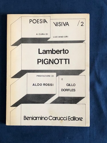 Lamberto pignotti poesia - lamberto,