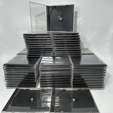 LOTTO 83 Singoli Standard Compact Disc CD DVD Blu Ray Gioco Jewel Case Plastica Nera