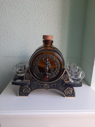 Decanter liquori vintage botte - decanter,