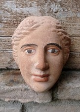 Maschera testa etrusca - maschera,