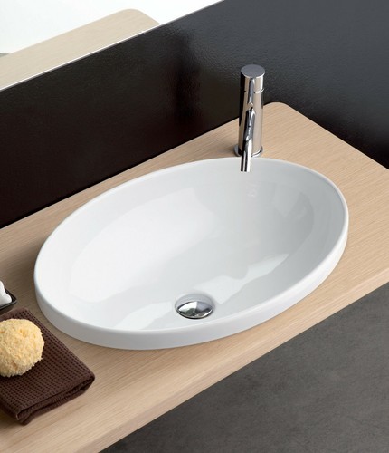 Lavabo incasso 4 ovale - lavabo, da