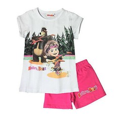 Pigiama MASHA E ORSO bianco e