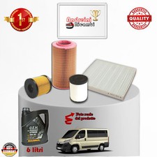 KIT TAGLIANDO FILTRI + OLIO CITROEN JUMPER III 2.2 HDi120 88KW 120CV DAL 2006 ->