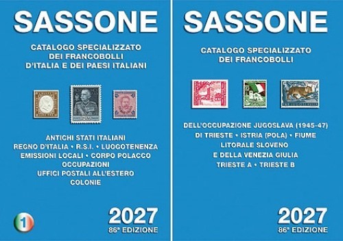 Catalogo sassone 2027 volume - sassone, "volume