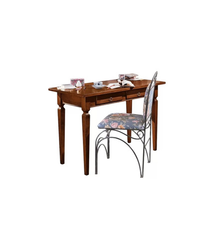 Scrivania legno massello arte - scrivania,