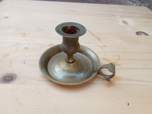 Antico portacandela ottone - antico,