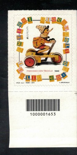Codice barre crocino - barre, dx