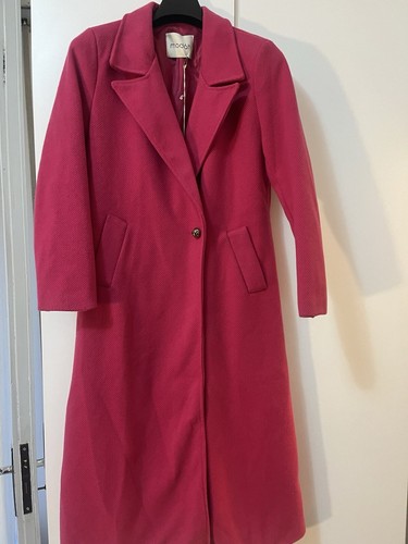 Cappotto lungo fucsia nuovo - lungo,