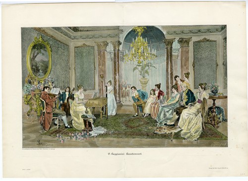 Stampa antica concerto - stampa, antica-concerto