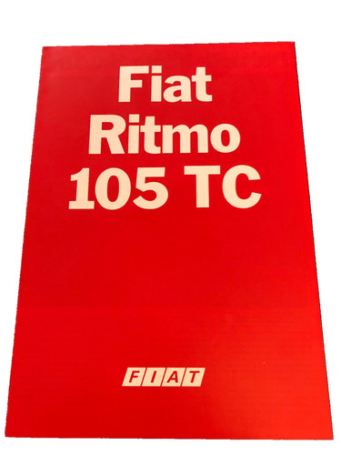 Brochure depliant fiat ritmo - depliant,