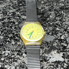 OROLOGIO SWATCH GK116 LEMON ICEBERG 1989 ORIGINALE MOLTO RARO E DA COLLEZIONE