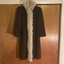 Cappotto lungo lana nero