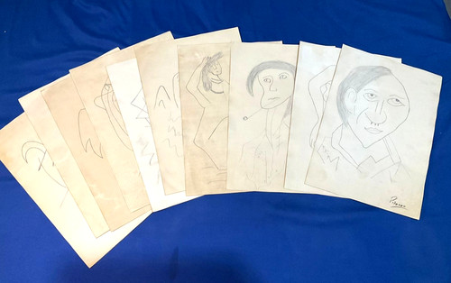 Picasso lotto disegni da - lotto,