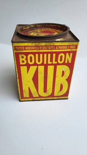 Scatola pubblicità brodo kub - pubblicità,