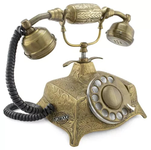 Antico telefono rotante - antico,