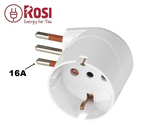 Adattatore con spina 16a - con,