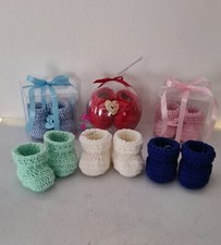 Scarpine neonati, lana baby oeko-tex , stivaletti, uncinetto, regalo benvenuto-a