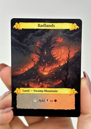 Badlands proxy card - card, con