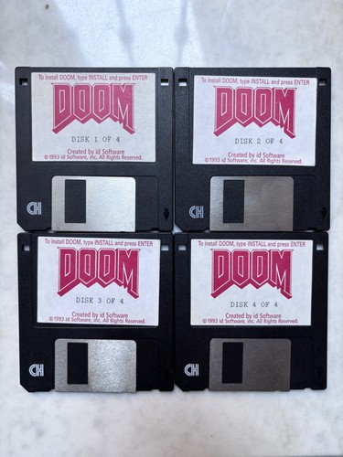 Doom floppy disk - floppy,