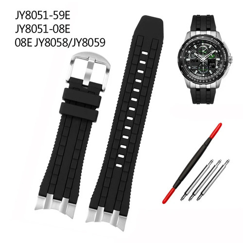 Silicone rubber watch strap - silicone,