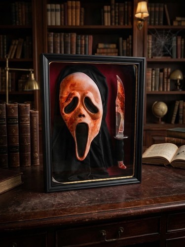 Quadro horror ghostface - quadro,