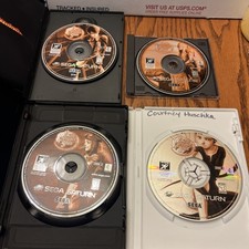 INGLESE US VER Panzer Dragoon Saga Sega Saturn TUTTI I DISCHI 1 2 3 4 Raro RPG TESTATO