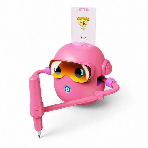 Robot disegno con carte - robot, da