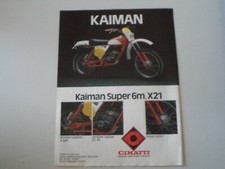 advertising Pubblicità 1979 MOTO CIMATTI KAIMAN 50 X21