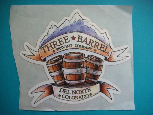 Birra adesivo tre barile - adesivo:,