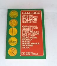 CATALOGO UNIFICATO DELLE MONETE ITALIANE EDIZIONE 1986