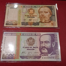 Lotto Banconote Estere Peru