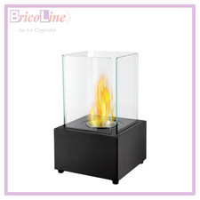 STUFA CAMINETTO CAMINO A BIOETANOLO AMSTERDAM NERO DIVA FIRE