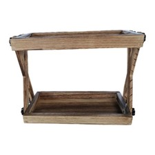 Organizer da bancone in legno, mensola in legno, organizer per condimenti