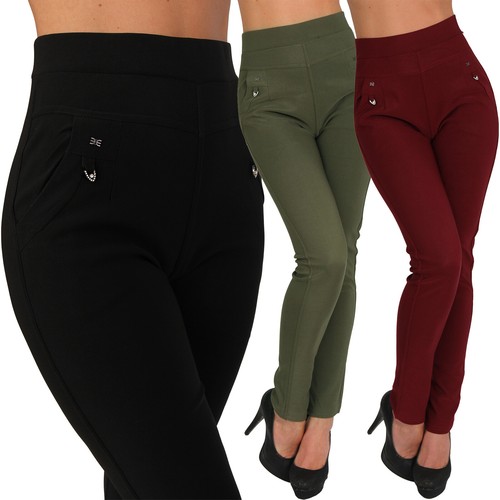 Pantalone treggings strass