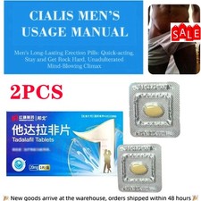 Ciali* Men's Usage Manual,Men's Long-Lasting Erecton Pills, No Side Effects｜2PCS