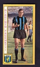 figurina Calciatori Panini 1969/70 Facchetti Inter  perfetta nuova