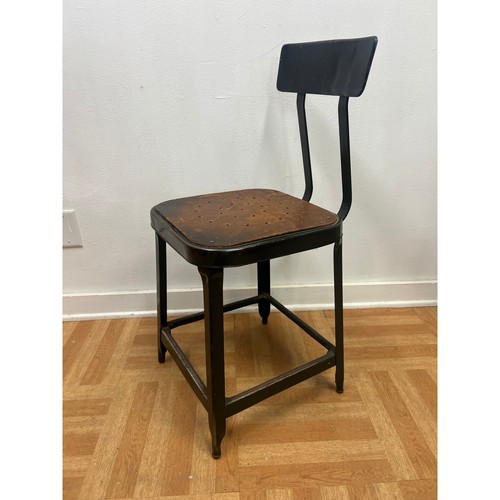 Sgabello vintage industriale