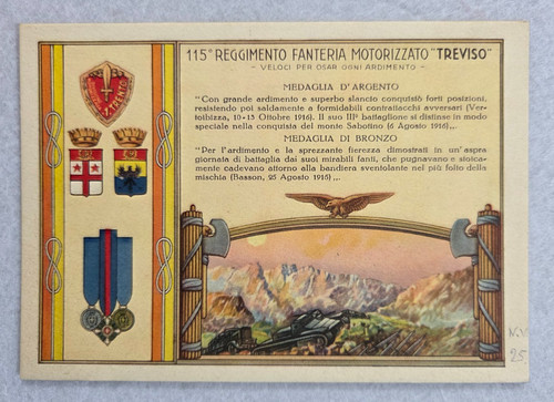 Cartolina reggimentali - cartolina,