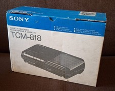 SONY TCM-818 CASSETTE RECORDER NEW FULLY WORKING 