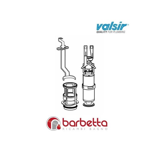 Kit valvola doppio - scarico, dal