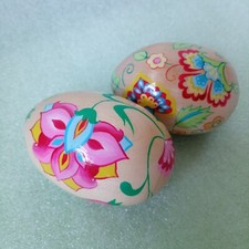 Set di 2 uova di Pasqua in