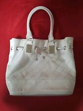 Borsa donna a secchiello bianca