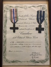 ATTESTATO E 2 Medaglie CON