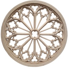 Fenêtre Rosace Rose