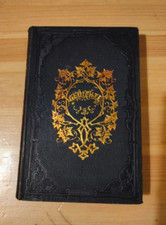 Altes Buch/Libro Antico 1868, raccolta di poesie in tedesco di Ludwing Uhland