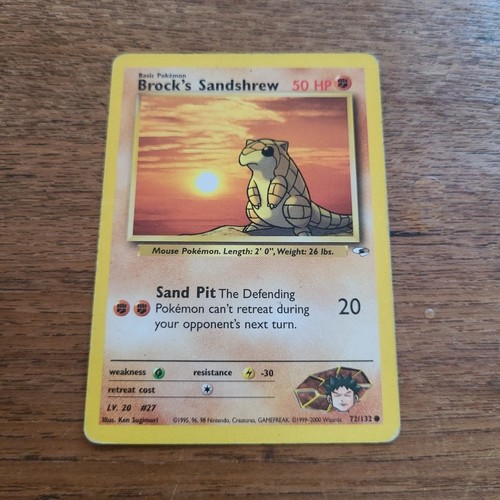 Brock sandshrew 132 - sandshrew, 72/132