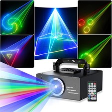 Sala DJ Laser Luci per Feste, Spettacolo Proiettore Animazione 3D, Effetto Fascio, DMX512
